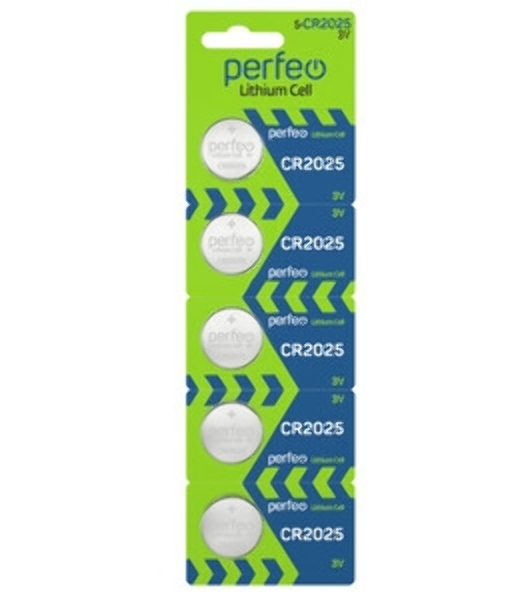 Батарейка Perfeo CR2025 5 шт.