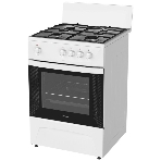 Плита газовая Darina C 1001 W белый/черный, конфорок 4 шт, духовка 50 л, 60 см x 85 см x 60 см, фото6