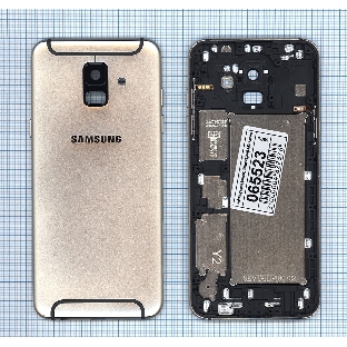 Задняя крышка для Samsung Galaxy A6 (2018) SM-A600F золотой
