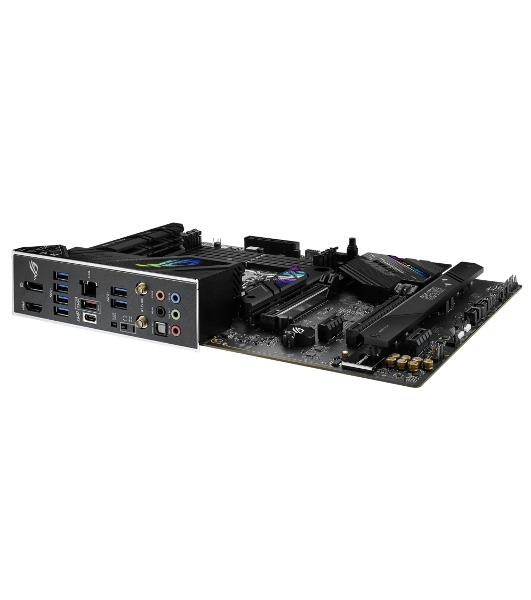Материнская плата ASUS ROG STRIX B760-F GAMING WIFI, LGA 1700, Intel B760, 4xDDR5, 4xSATA, 3xM.2, 1xPCI-E 5.0 x16, 1xPCI-E 3.0 x4, 1xHDMI, 1xDP, 1x 2.5Gb LAN, 1xUSB-A 3.2 Gen 2, 6xUSB-A 3.2 Gen 1, 1xUSB-C 3.2 Gen 2x2, 5x3.5 мм, 7.1, Standard-ATX