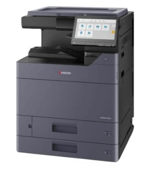 МФУ лазерное Kyocera TASKalfa 2554ci (1102YP3NL0/1102YP3NLV), A3, цветной, печ. до 25 стр/мин. (А4 ч/б) до 12 стр/мин. (А4 цвет), скан. до 200 стр/мин (двустороннее), 1200 x 4800 dpi (печать) 600x600dpi (скан.), USB, Ethernet, без крышки/тонера