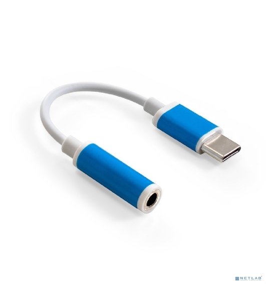Кабель-адаптер для подключения наушников к устройствам с USB Type-C ExeGate <EX-CCA-UC3.5F-01> (USB Type-C/Jack3.5F (headset), для подключения стандартных наушников, колонок 3.5 мм к телефону, планшету и др.устройствам с аудиоразъемом Type-C)