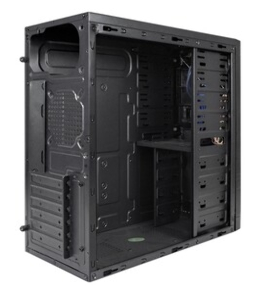 Компьютерный корпус Miditower ExeGate XP-330U Black, ATX, (XP400, Black,120мм), 2хUSB+2хUSB 3.0, Audio