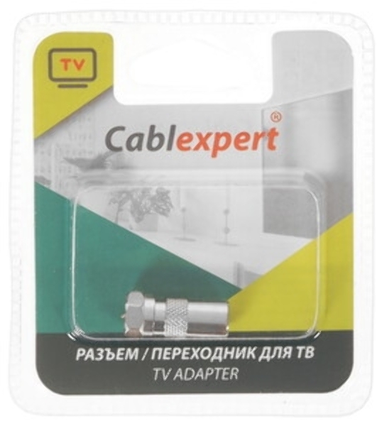 Переходник Cablexpert APL-TVMTVM-01, TV (папа)/TV (папа), блистер