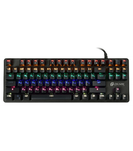 Клавиатура Oklick 969G Shotgun проводная, USB Type-A, чёрный