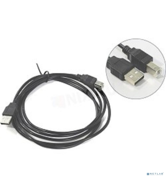 Кабель ExeGate EX138939RUS Кабель USB 2.0 A-->B 1.8м ExeGate