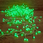 Гирлянда Neon-night 'Мишура LED' 3 м прозрачный ПВХ, 288 диодов, цвет зеленый, фото 1