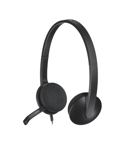 Гарнитура Logitech H340 чёрный, проводная, USB