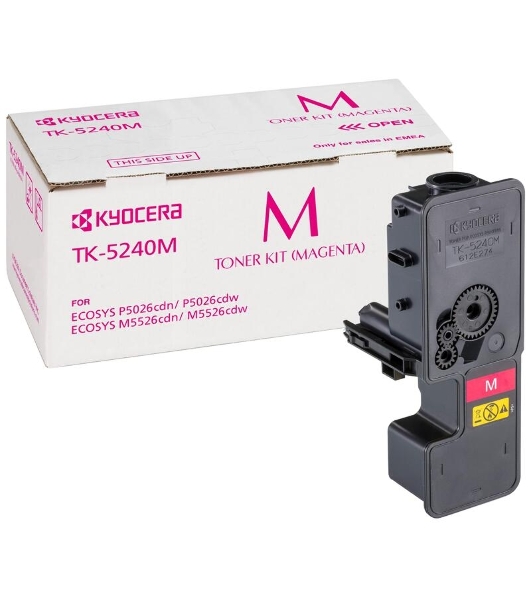 Картридж лазерный Kyocera TK-5240M (1T02R7BNL0) пурпурный для P5026cdn/cdw, M5526cdn/cdw 3000 стр.