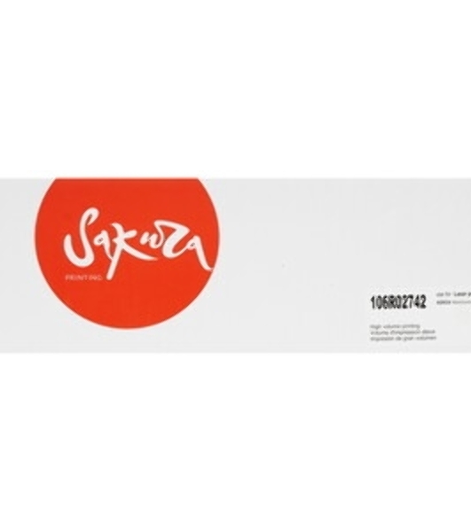 Картридж лазерный Sakura 106R02742 для Xerox WorkCentre 3655, черный, 30000
