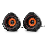 Акустическая система 2.0 Gembird SPK-105, черный, 5 Вт, регулятор громкости, USB-питание, фото 1