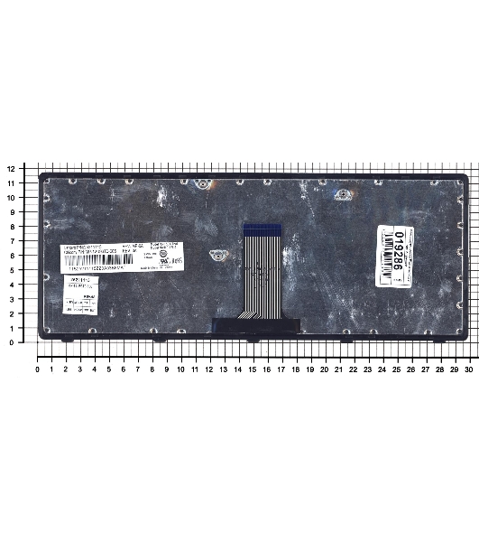 Клавиатура для ноутбука Lenovo Flex 14 G400s черная с рамкой