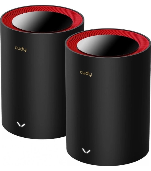 Бесшовный Mesh роутер Cudy M3000(2-PACK) AX3000 10/100/1000/2500BASE-T, белый (упак.:2шт)