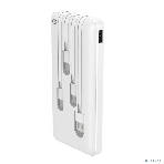 Портативный аккумулятор Powerbank Perfeo ABSOLUTE 10000mah In Micro usb,USB/Out USB,Micro usb,Type-C,Lightning, 2.1А/белый (PF_B4879), фото10