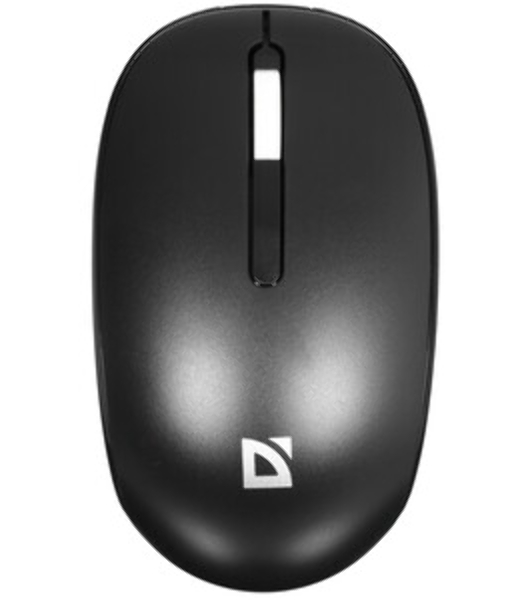 Мышь беспроводная Defender Smart MM-396 черный, 1600 dpi, радиоканал, Bluetooth, USB, кнопки - 3