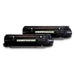 Картридж лазерный Cactus CS-CF283AD черный (1500 стр.) x2уп. для HP LJ Pro M125nw/M127fw, фото 1