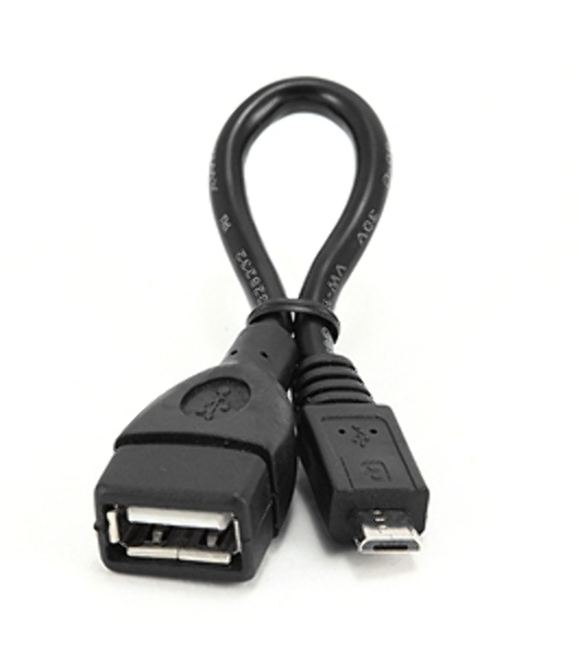 Кабель Gembird/Cablexpert AF/MicroBM, USB 2.0 OTG, 0.15м, пакет