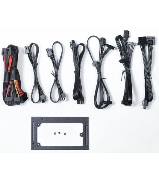 Блок питания Chieftec Compact CSN-450C, 450Вт, 80 PLUS Gold, 80мм, модульный, черный