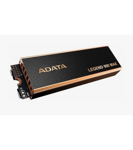 Накопитель SSD ADATA LEGEND 960 MAX, 4Tb, M.2 2280, PCIe 4.0 x4, NVMe, R/W 7400/6800, с радиатором