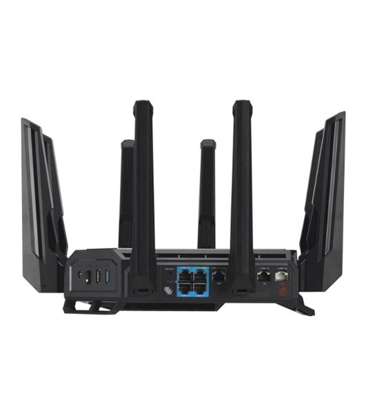 Маршрутизатор ASUS GT-BE19000, черный/красный, 90IG0850-MO9A0V