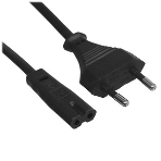 Кабель питания Cablexpert PC-184-VDE-3M, CEE 7/16-C7, 2х0.75мм2, 2.5A, VDE, 3м, черный, пакет, фото4