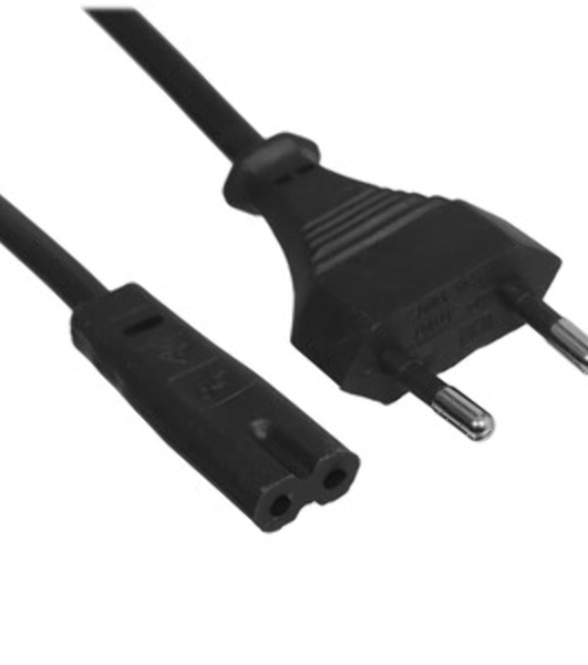 Кабель питания Cablexpert PC-184-VDE-3M, CEE 7/16-C7, 2х0.75мм2, 2.5A, VDE, 3м, черный, пакет