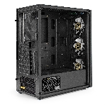 Компьютерный корпус Miditower ExeGate EVO-8227-NPX700 (ATX, БП 700NPX с вент. 12см, 2*USB+1*USB 3.0+HD Audio, черный, 3 вент. RGb, закаленное стекло), фото9