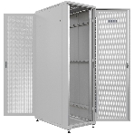Шкаф серверный NTSS Премиум (NTSS-R22U60100PD/PD) напольный 22U 600x1000мм пер.дв.перфор. задн.дв.перфор. 900кг серый IP20 сталь, фото 1