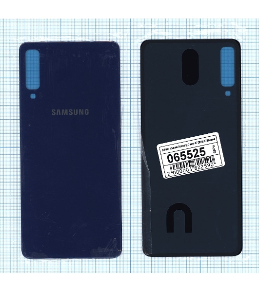 Задняя крышка для Samsung Galaxy A7 (2018) SM-A750F синий