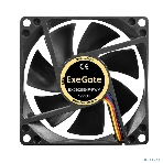 Вентилятор для корпуса ExeGate EX08025S4P-PWM черный, 80 мм, 2300 об/мин, 23 дБ, 4 pin, фото6