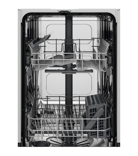 Встраиваемая посудомоечная машина Electrolux EEA22100L, черный, 44.6 см, 9 компл., 47 дБ, класс A+++