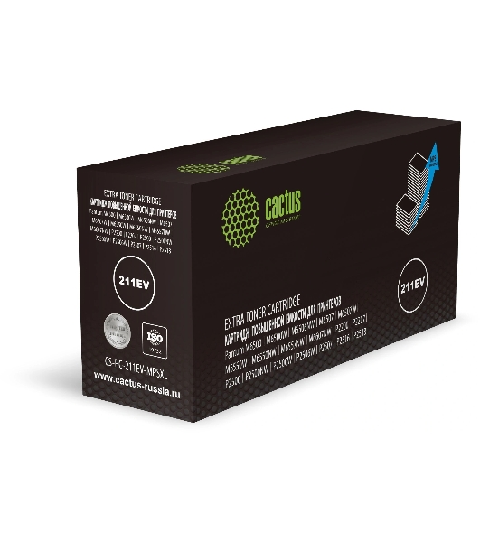 Картридж лазерный Cactus CS-PC-211EV-MPSXL черный (10000 стр.) для Pantum M6500/M6500W/M6506NW/M6507/M6507W/M6550W/M6550NW/M6557NW/M6607NW/P2200/P2207/P2500/P2500NW/P2500W/P2506W/P2507/P2516/P2518 с чипом