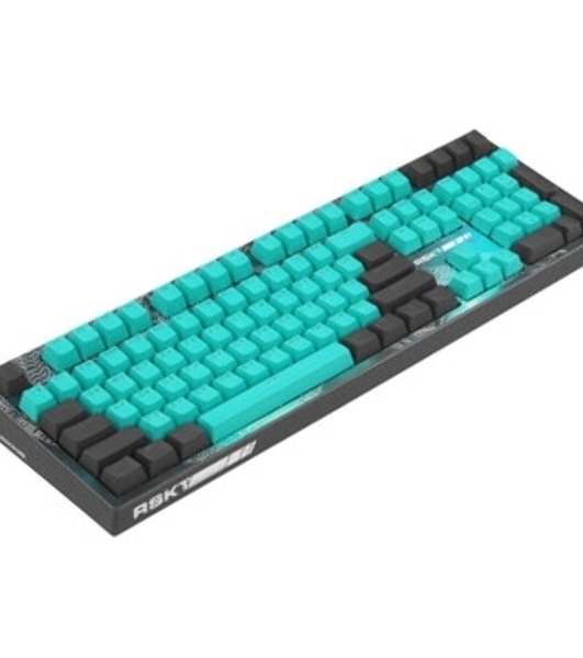 Клавиатура Raskat KM002 UV проводная, USB Type-A, зелёный (UV)