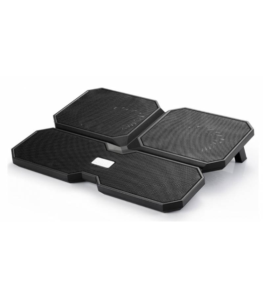Подставка для ноутбука Deepcool MULTI CORE X6 15.6' 380x295x24мм 24dB 2xUSB 900g Fan-control черный