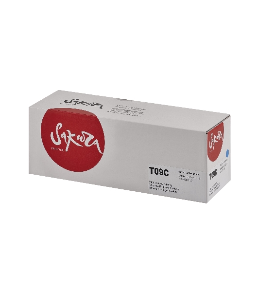 Картридж Sakura T09C (3019C006) для Canon, голубой, 5900 к.