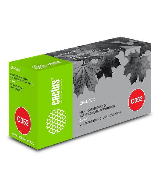 Картридж лазерный Cactus CS-C052 черный (3100 стр.) для Canon MF421/426/428/429/LBP 212/214/215
