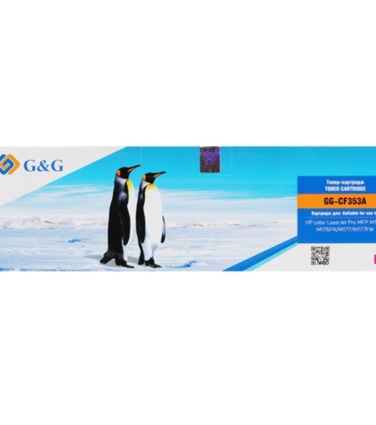 Картридж лазерный G&G NT-CF353A пурпурный (1000 стр.) для HP CLJ Pro MFP M176/M176FN/M177/M177FW