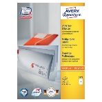 Этикетки самоклеящиеся Avery Zweckform 3424 A4, 105x48 мм, 12 шт, универсальная, 70 г/м2, 100 л, покрытие матовое, белый, фото3