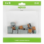 Универсальная клемма 3-х проводная, 20 штук (серия 222-413), фото 1