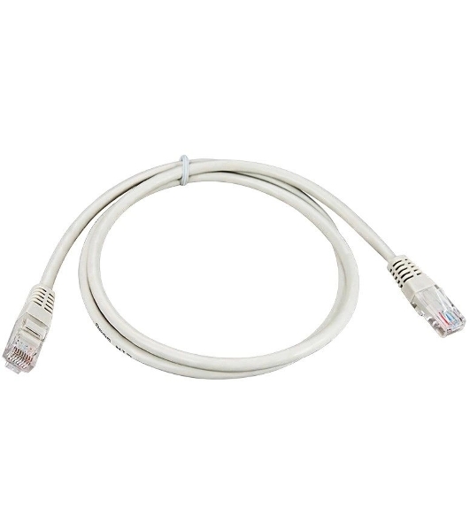 Пaтч-корд U/UTP Rexant, cat.5e, RJ45-RJ45, неэкранированный, PVC серый, 1м