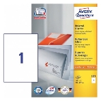 Этикетки самоклеящиеся Avery Zweckform 3424 A4, 105x48 мм, 12 шт, универсальная, 70 г/м2, 100 л, покрытие матовое, белый, фото2