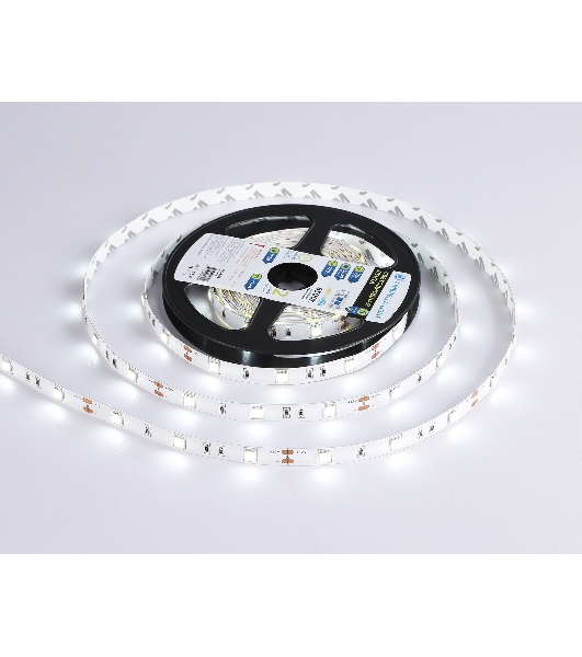 Светодиодная лента Ambrella light GS1803 5050 30Led/ 7.2W m/ 12V IP20 6500K/ 5000*10*1.87mm (2 конт.)