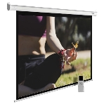 Экран Cactus 197x200см MotoExpert CS-PSME-200x200-WT 1:1 настенно-потолочный рулонный белый (моторизованный привод), фото3