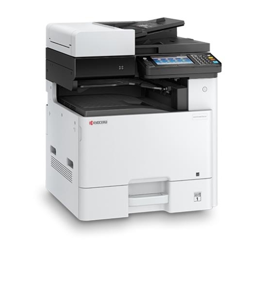 МФУ лазерное Kyocera Ecosys M8130cidn (1102P33NL0), А3, цветной, печ. до 30 стр/мин. (А4) до 15 стр/мин. (А3), скан. до50 стр/мин., 1200 x 1200 dpi (печать) 600x600dpi (скан.), USB, RJ-45, NFC, Air Print, Mopria