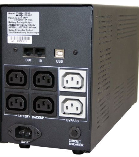 Источник бесперебойного питания Powercom Imperial IMP-1200AP 720Вт 1200ВА черный