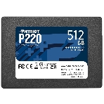 Накопитель SSD Patriot P220, 512Gb, SATA III, 2.5', R/W 550/500, фото 1
