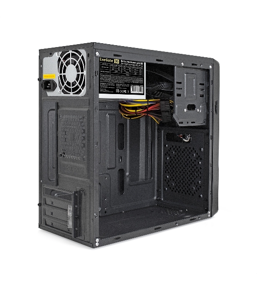 Компьютерный корпус Minitower ExeGate EX286424RUS BA-309-350W-8 (mATX, БП AA350 с вент. 8см, 2хUSB, HD аудио, черный)