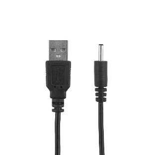 Кабель Rexant USB штекер - DC разъем питание 1,4х3,4 мм, спираль 1,5 м