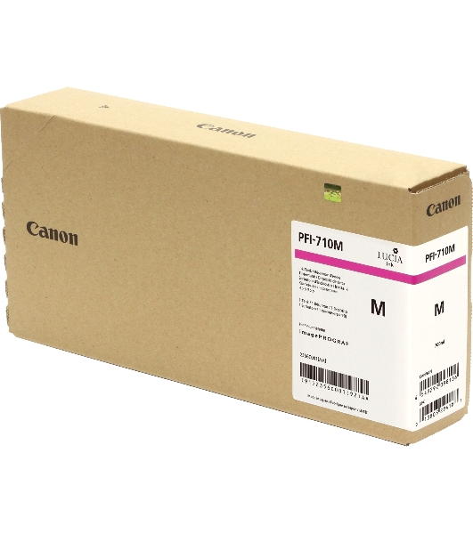 Картридж струйный Canon PFI-710 M 2356C001 пурпурный (700 мл) для Canon TX-2000/TX-3000/TX-4000