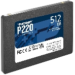 Накопитель SSD Patriot P220, 512Gb, SATA III, 2.5', R/W 550/500, фото4